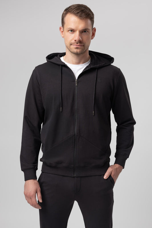 Pánská Mikina na Zip z Bavlny – Pohodlný Střih, Měkká a Prodyšná, Více Barevných Variant, Velikosti M, L, XL