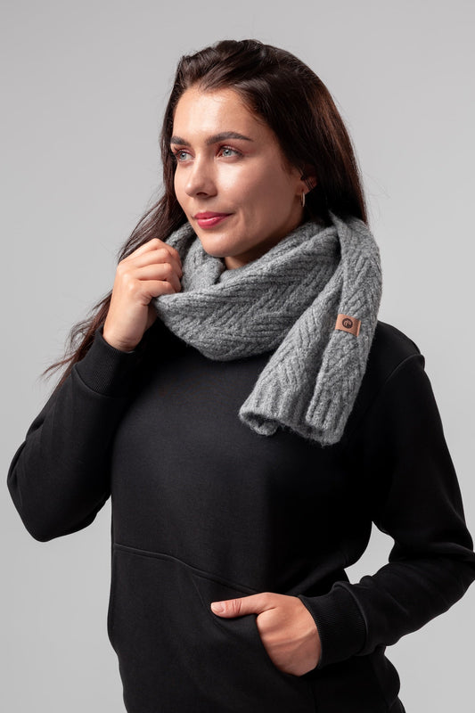 Teplý Pletený Šál pro Muže, Měkký a Lehký Design, 70 x 30 Palců, Ideální pro Chladné Počasí
